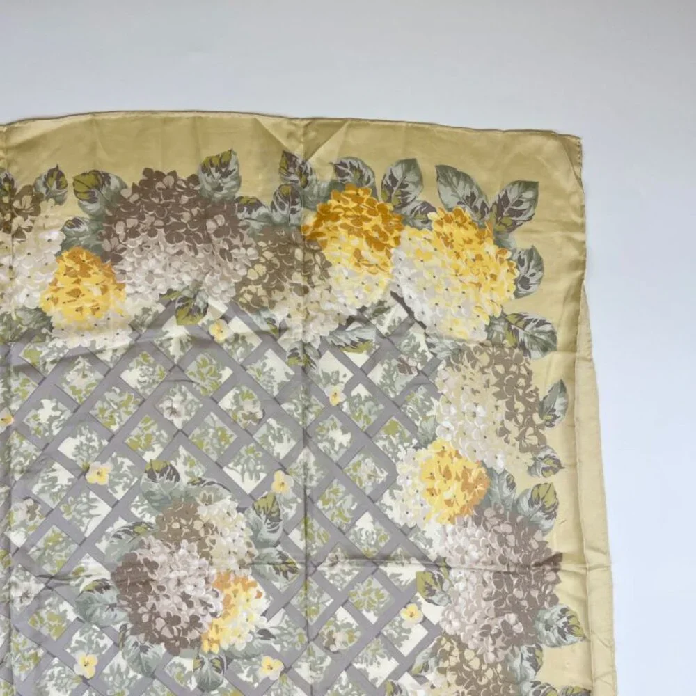 Dior Silk Scarf Multicolor Vintage
